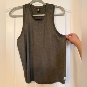 Vuori Women's Muscle Tank in Olive Green